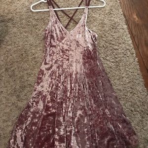 Pink Velvet dress